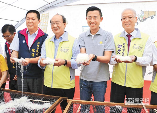 新竹米粉節登場 披米粉好難 新竹米粉節登場 披米粉好難